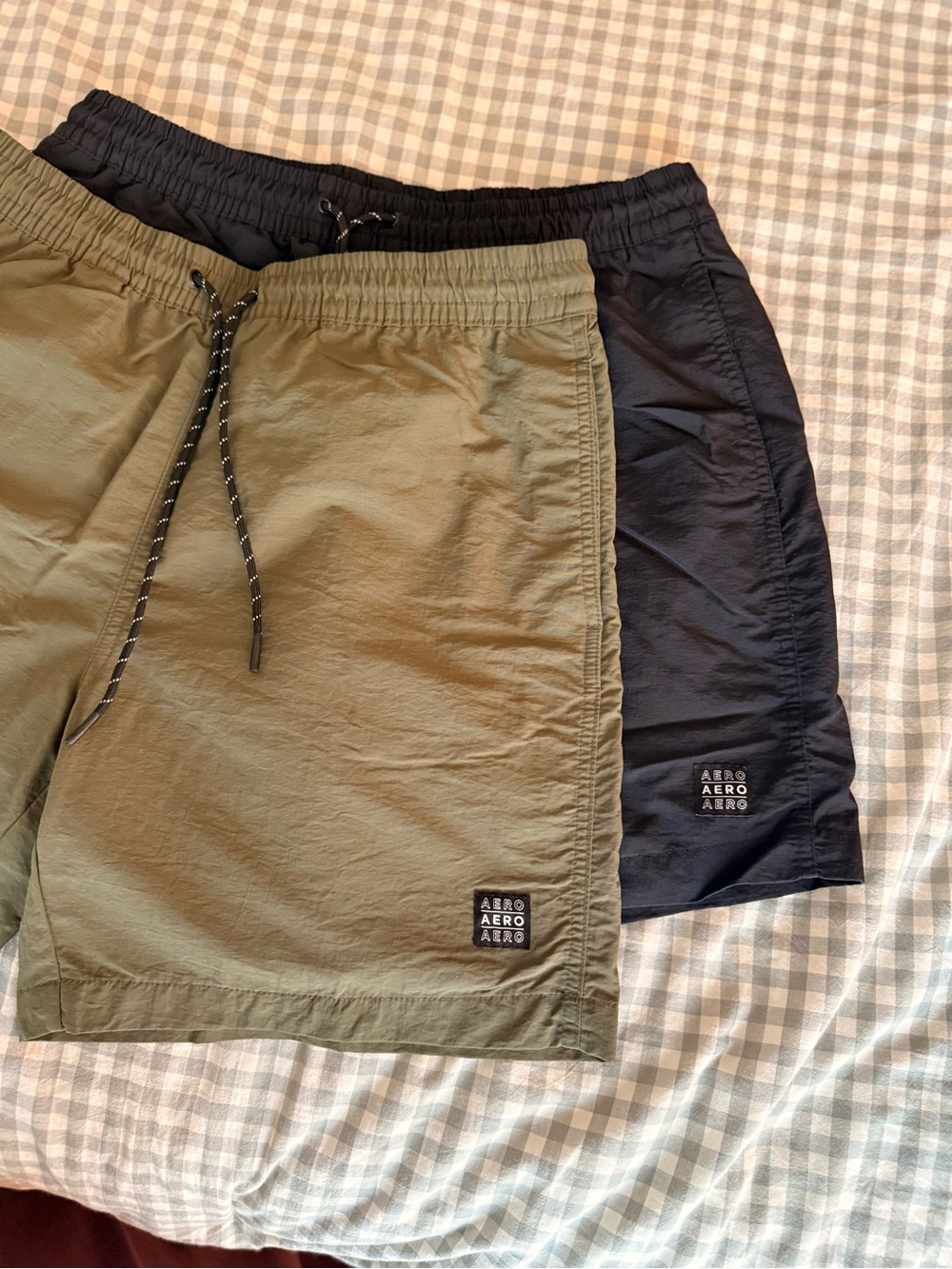 Aeropostale Olive and Black  Shorts